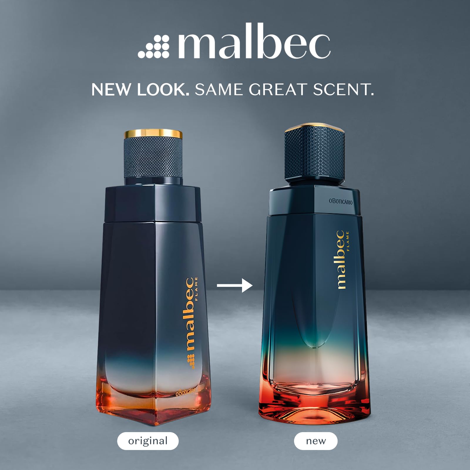 Amazon.com : Malbec O Boticario Flame Men's Cologne, 3.4 oz